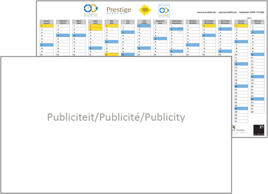 Planning mural Annuel Laminé 2025
