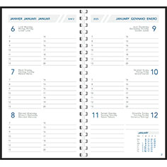 Agenda de poche visuplan spirale