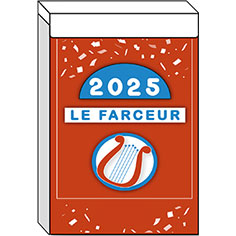 Bloc éphéméride Le Farceur François Pirette 2024