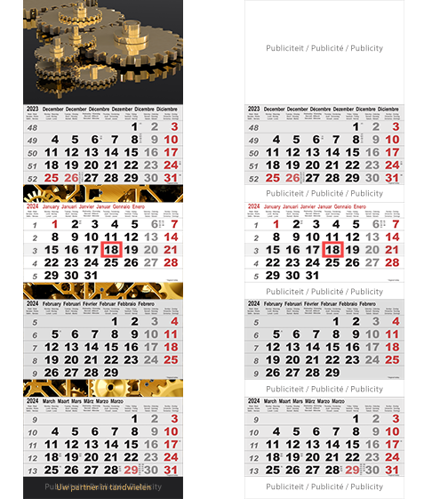 Calendrier 4 mois 2023 Special