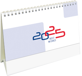 Calendrier de bureau chevalet 2025 Belgium 13p 21x16cm Page de garde