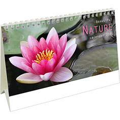 Calendrier de bureau chevalet 2025 Nature