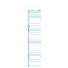 Calendrier languette Midi