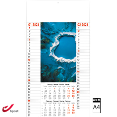 Calendrier mural 2025 Amazing Visions 6 pages