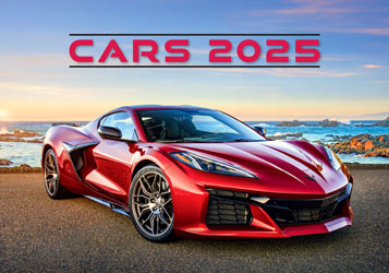 Calendrier mural 2025 Cars 13p 45x38cm Page de garde