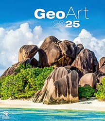 Calendrier mural 2025 Geo Art 13p 45x59cm Page de garde