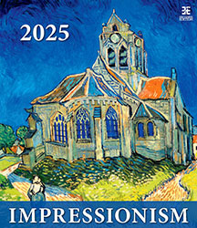 Calendrier mural 2025 Impressionism 13p 45x59cm Page de garde