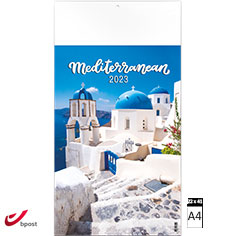 Calendrier publicitaire illustré 2023 Mediterranean 22 x 41