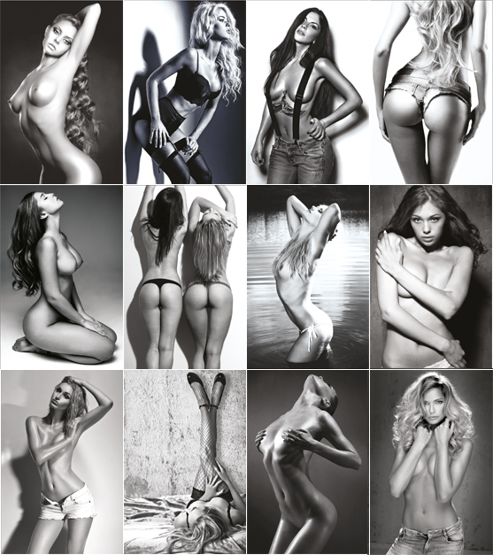 Calendrier mural 2025 Pin-Up Art 13p 30x47cm Images