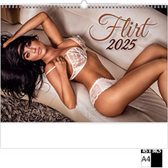 Calendrier publicitaire illustré 2024 Pin-Up Flirt