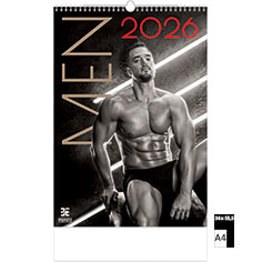 Calendrier publicitaire illustré Pinup Hommes