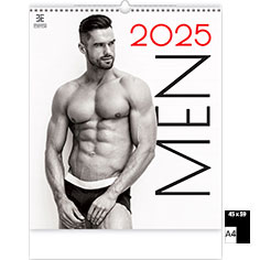 Calendrier publicitaire illustré Pinup Hommes