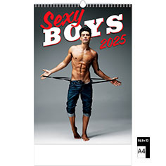 Calendrier publicitaire illustré 2025 Pin-Up Sexy Boys