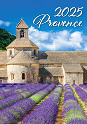 Calendrier mural 2025 Provence 13p 31x52cm Page de garde