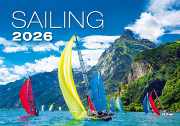 Calendrier mural 2026 Sailing 13p 45x38cm Page de garde