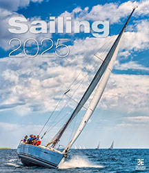 Calendrier mural 2025 Sailing 13p 45x59cm Page de garde