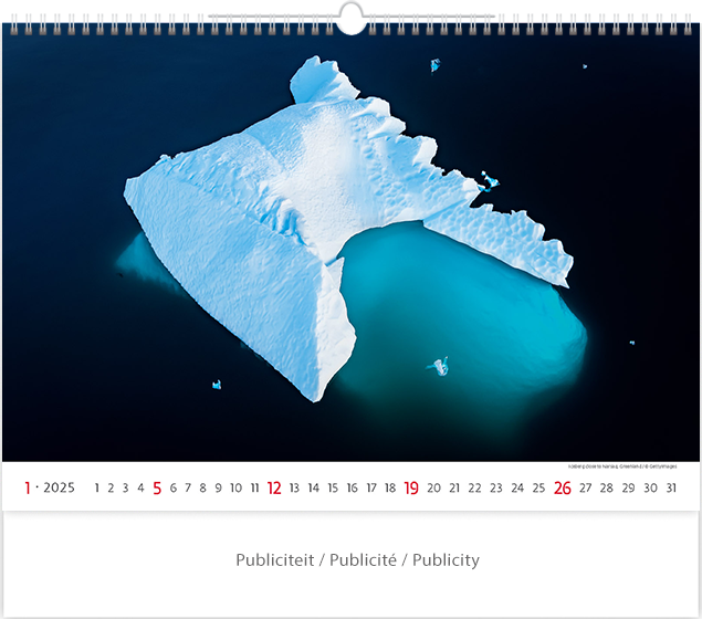 Calendrier mural 2025 Sea 13p 45x38cm
