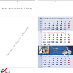 Calendrier trimestriel sur mesure